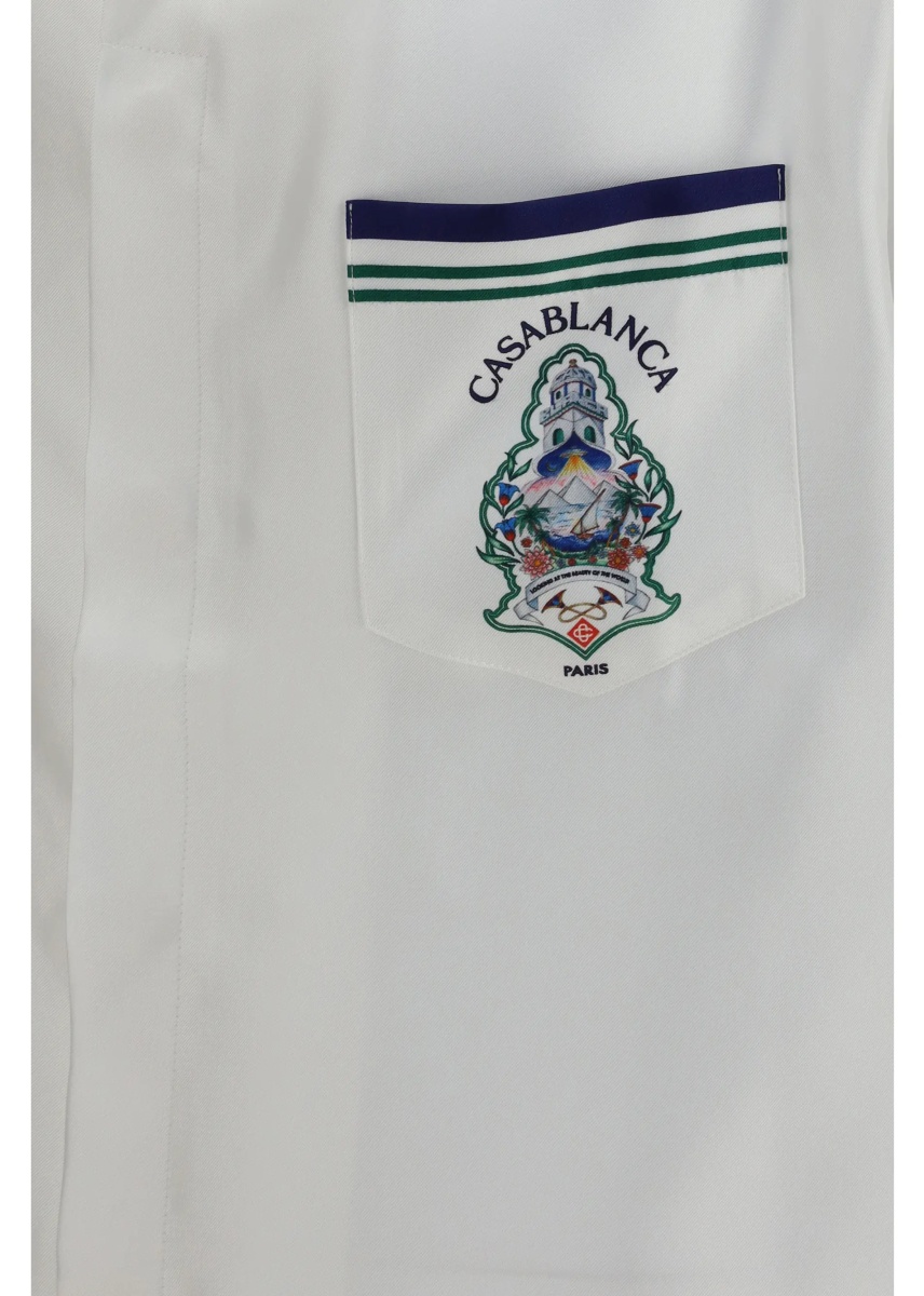 Camasa casual Short-sleeve Hotel Casablanca crest Shirt - Img 3