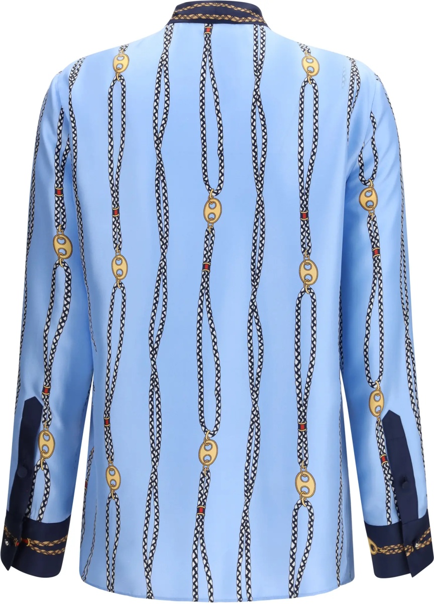 Camasa casual Silk printed Shirt - Img 2