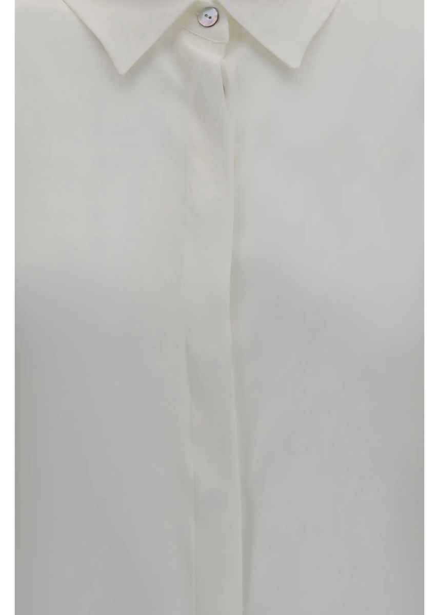 Camasa casual Silk Shirt with back gathering - Img 3