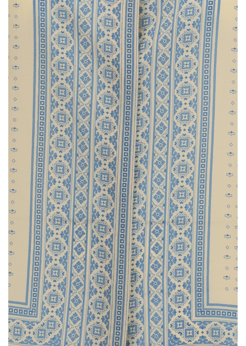 Camasa casual Silk Shirt with geometric print - Img 3