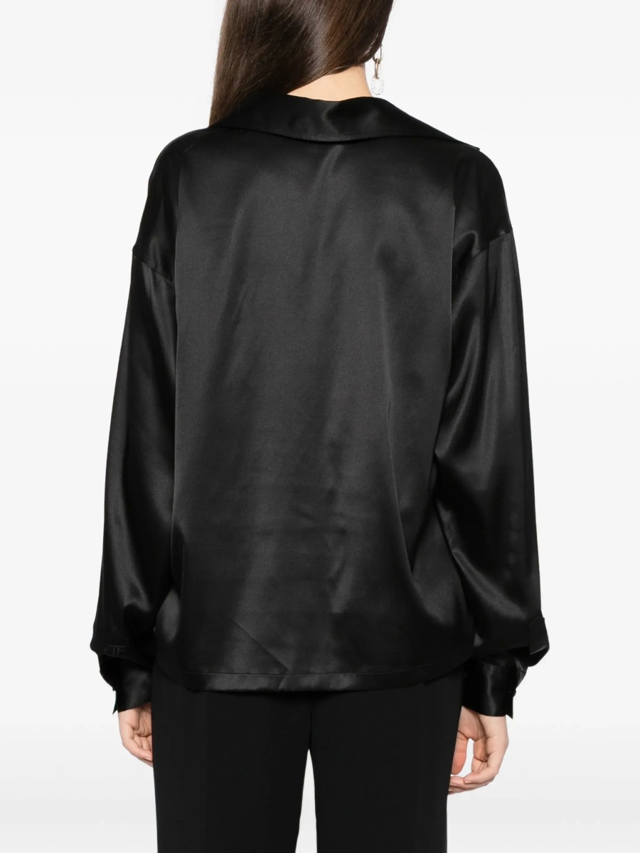 Camasa casual Stretch Silk Shirt - Img 4
