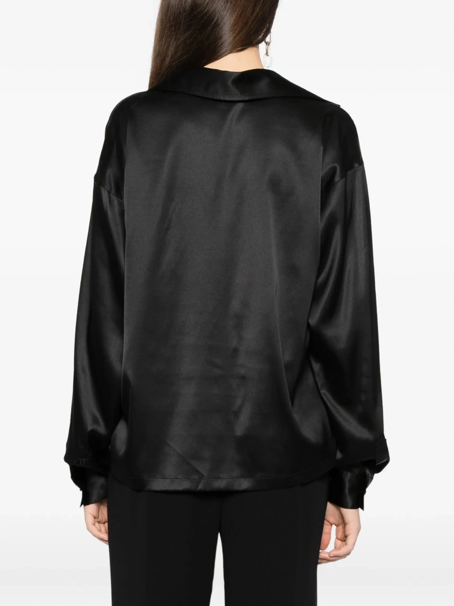 Camasa casual Stretch Silk Shirt - Img 4