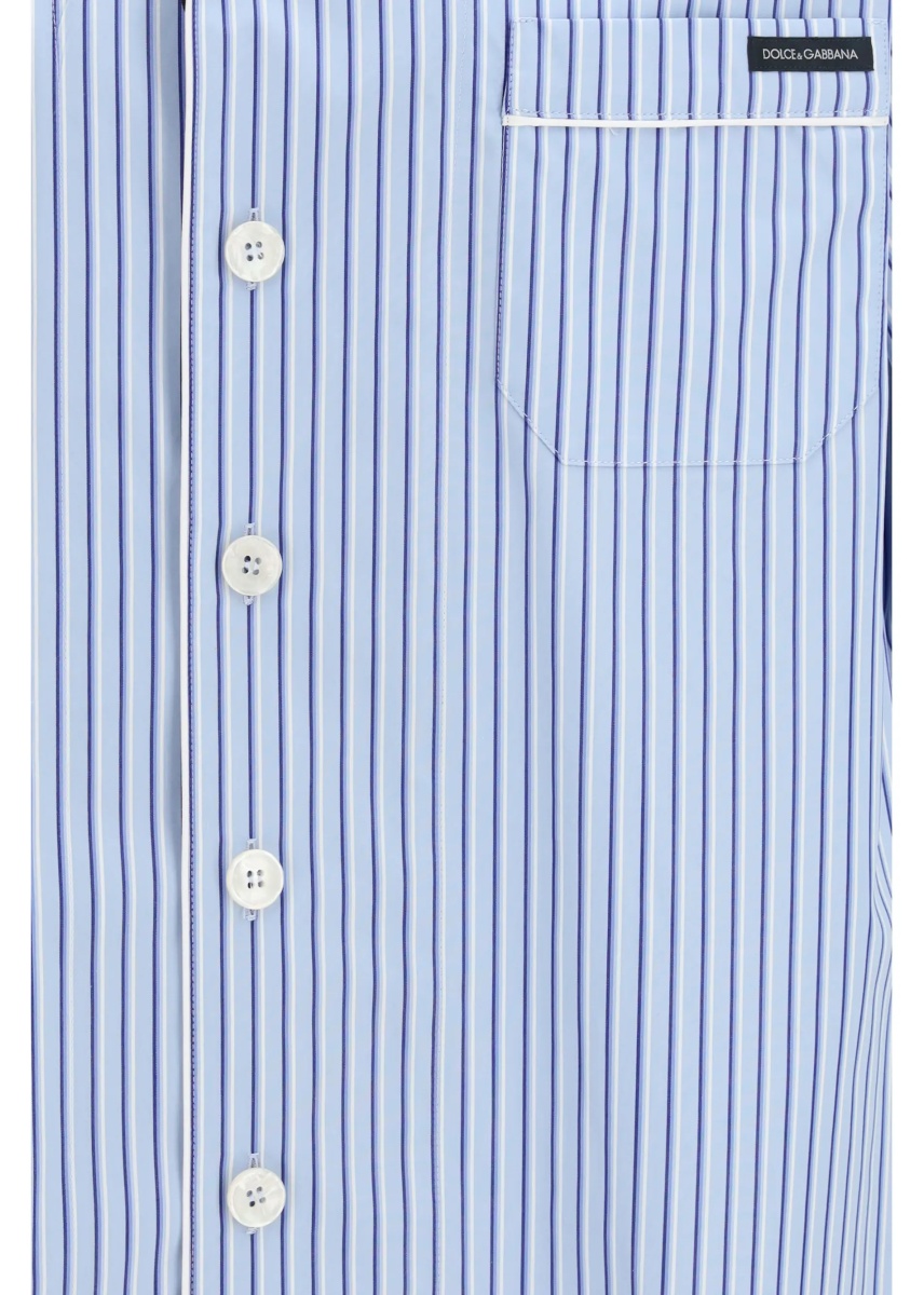 Camasa casual Striped poplin Hawaii Shirt - Img 3