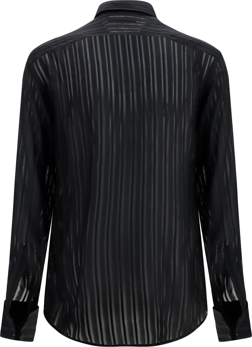 Camasa casual Striped silk gauze Shirt - Img 2