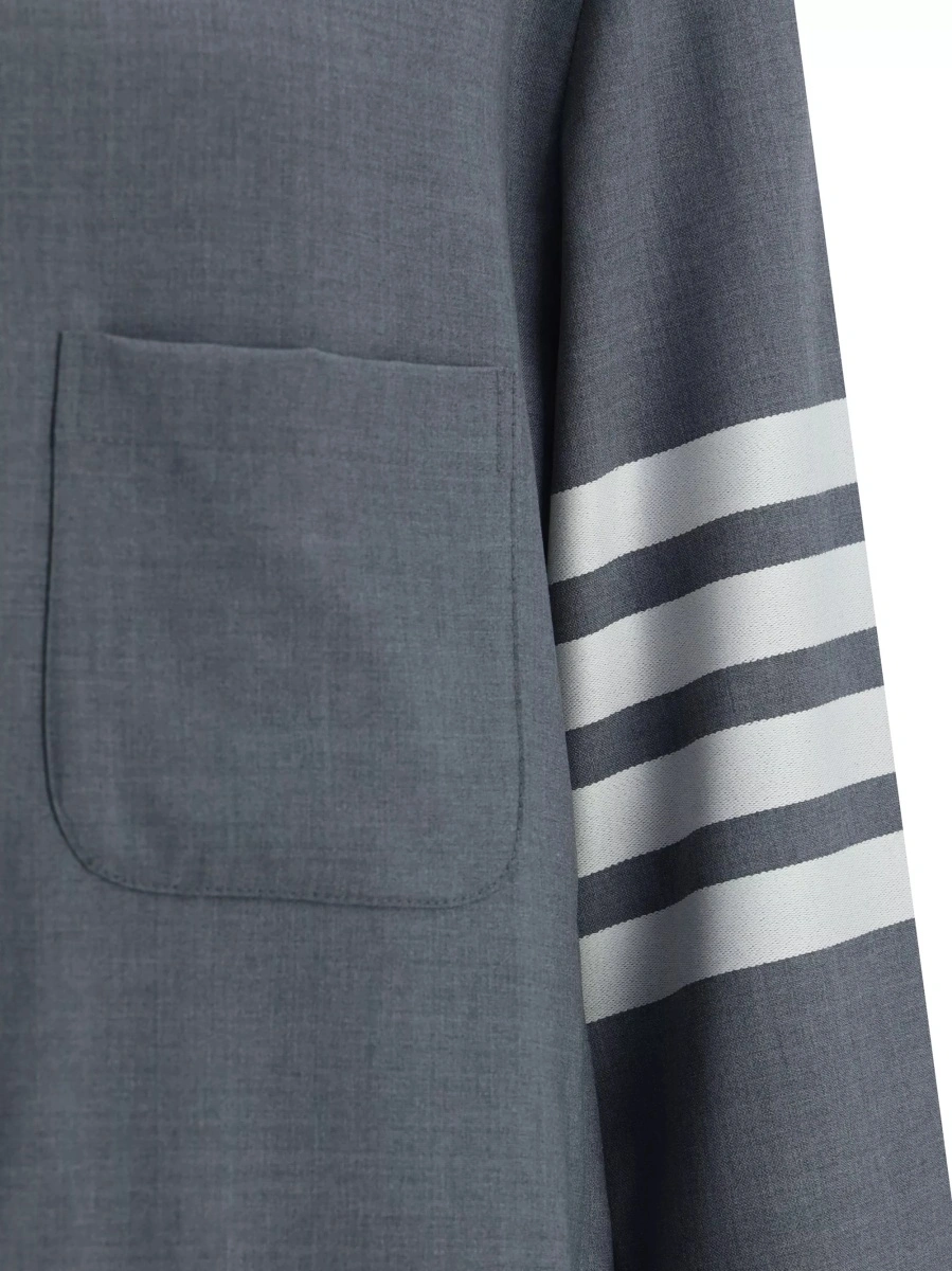 Camasa casual Wool and cotton blend Shirt - Img 3