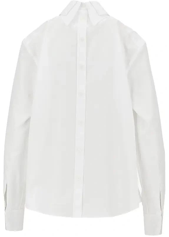 Camasa Dolce &amp; Gabbana alba din poplin - Img 3