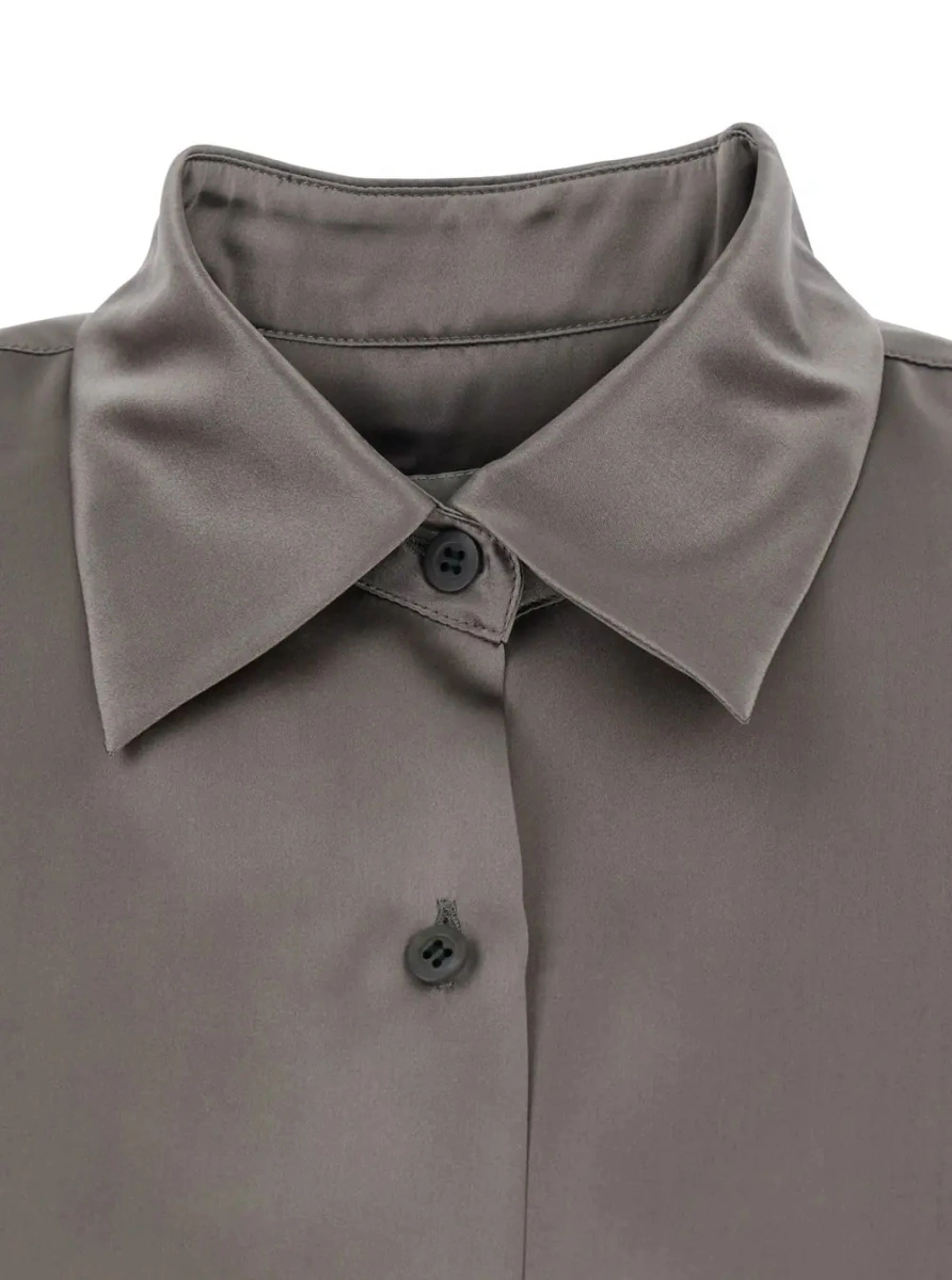 Camasa Dries Van Noten gri din bumbac - Img 2