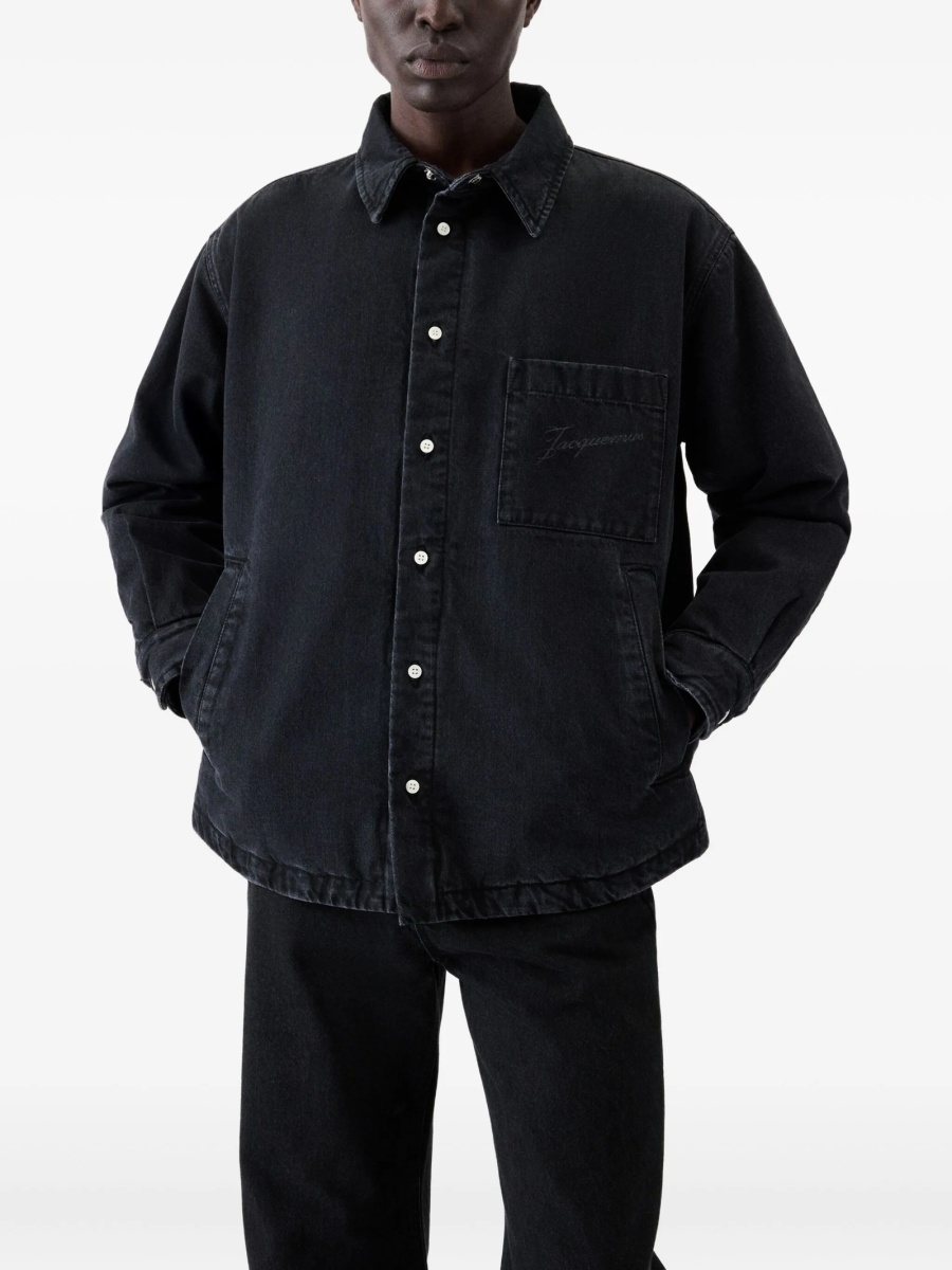 Camasa JACQUEMUS neagra din bumbac - Img 3