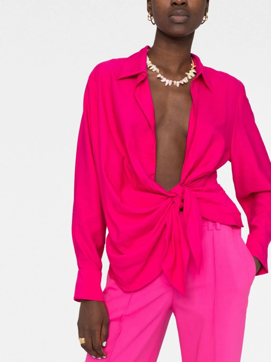 Camasa JACQUEMUS roz - Img 5