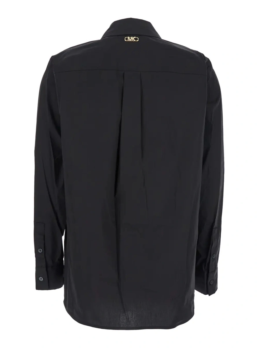 Camasa Michael Kors neagra din bumbac - Img 2