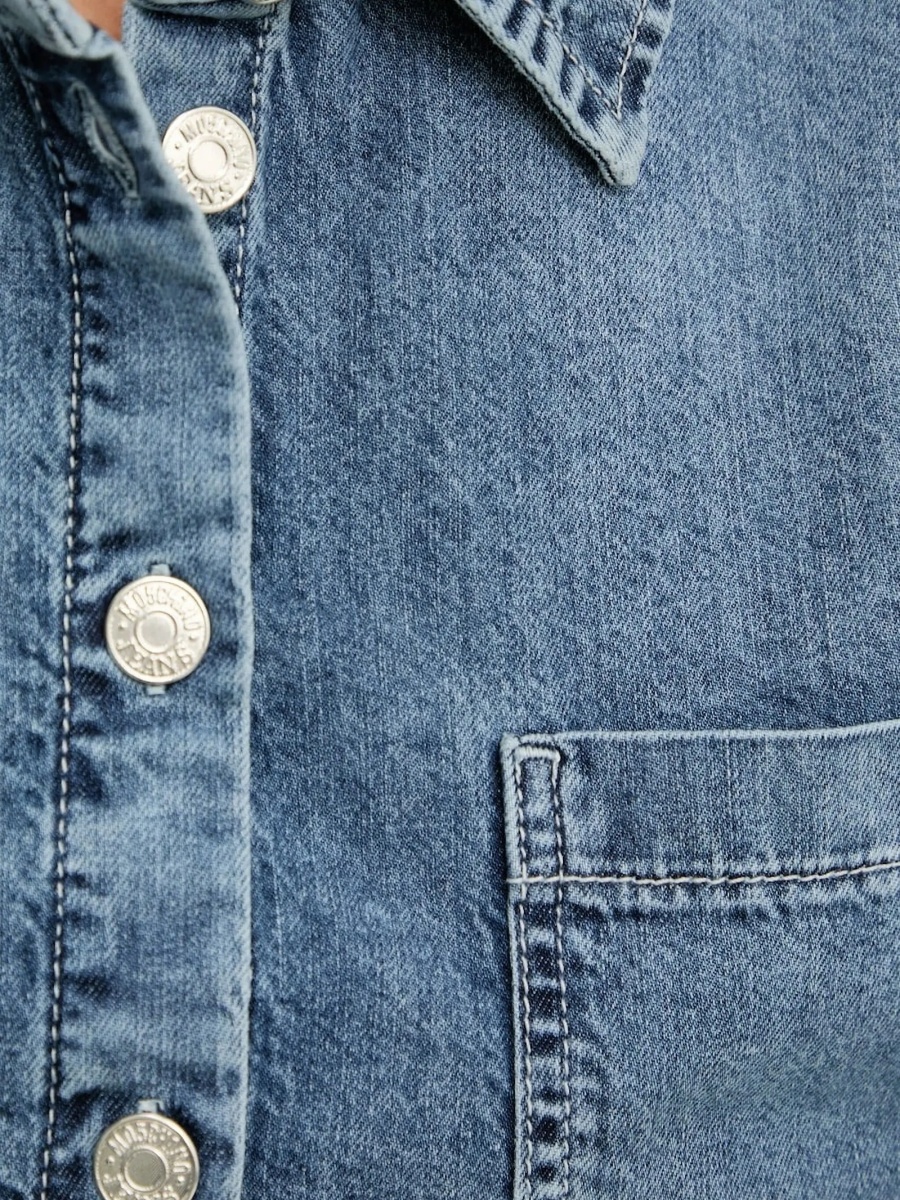 Camasa MOSCHINO JEANS albastra - Img 4