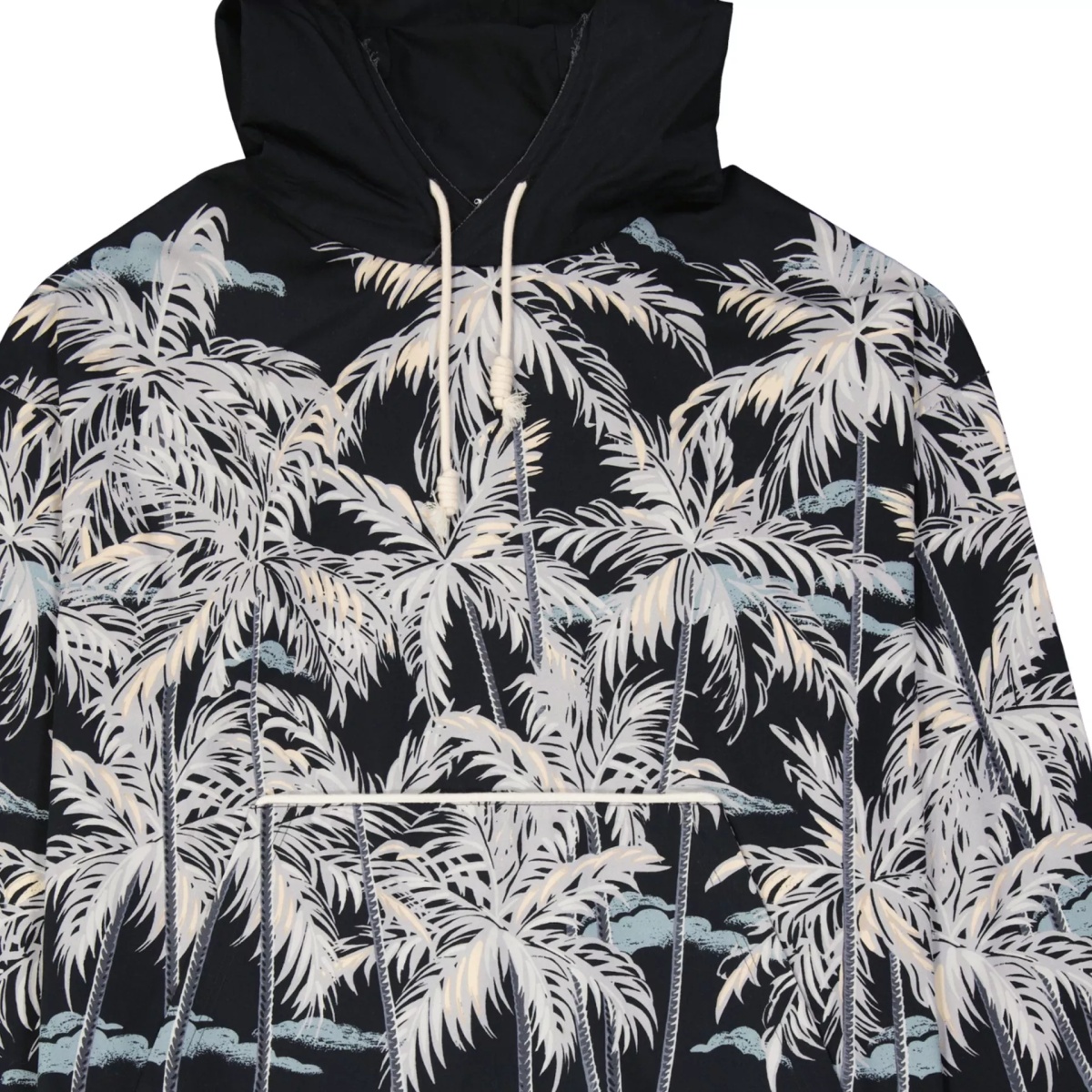 Camasa Palm Angels Hooded Printed Shirt - Img 3