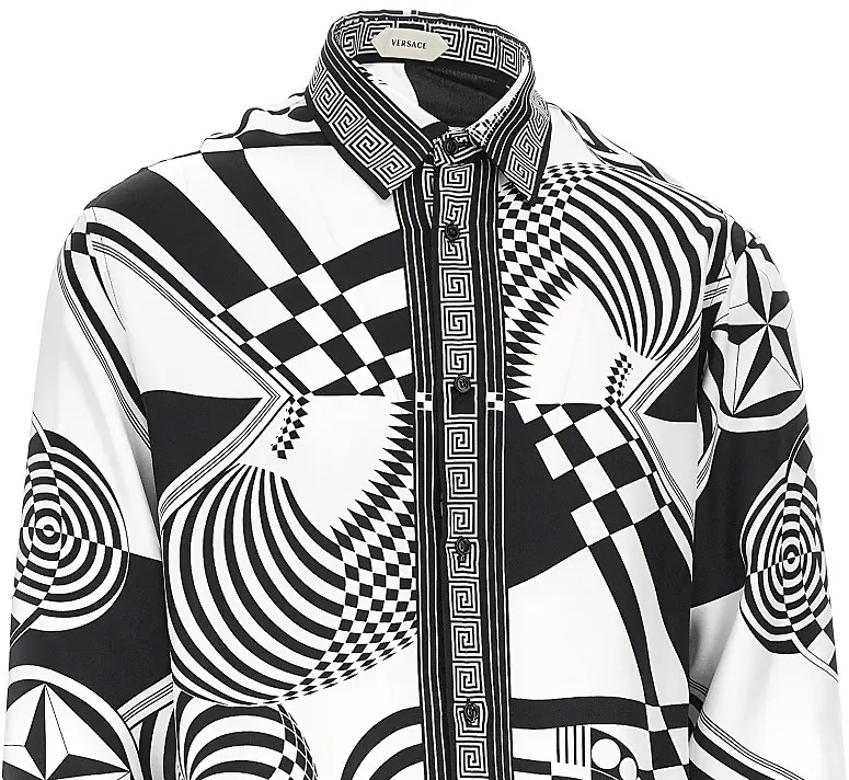 Camasa Printed silk twill shirt - Img 2