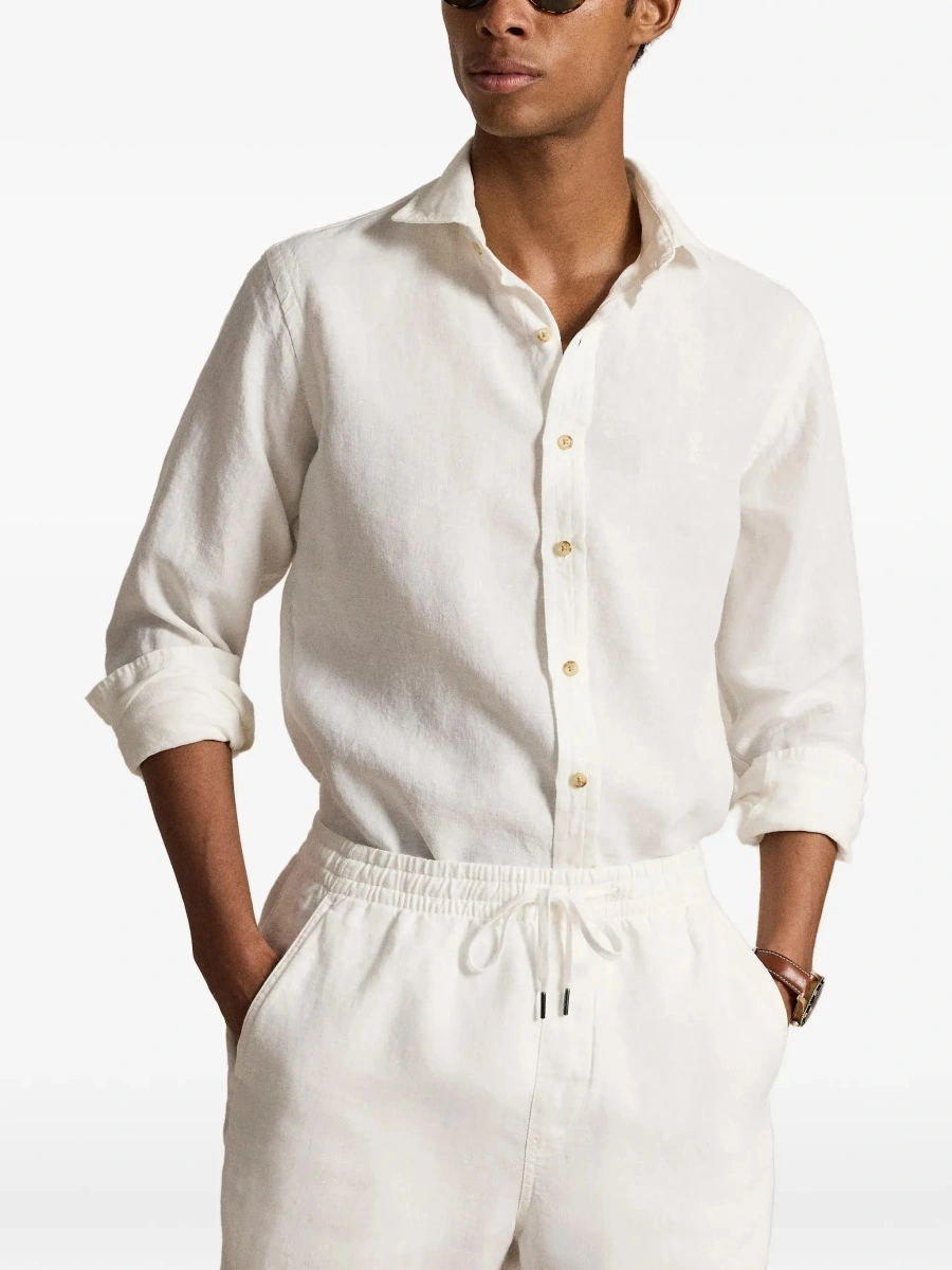 Camasa Ralph Lauren alba din in - Img 5