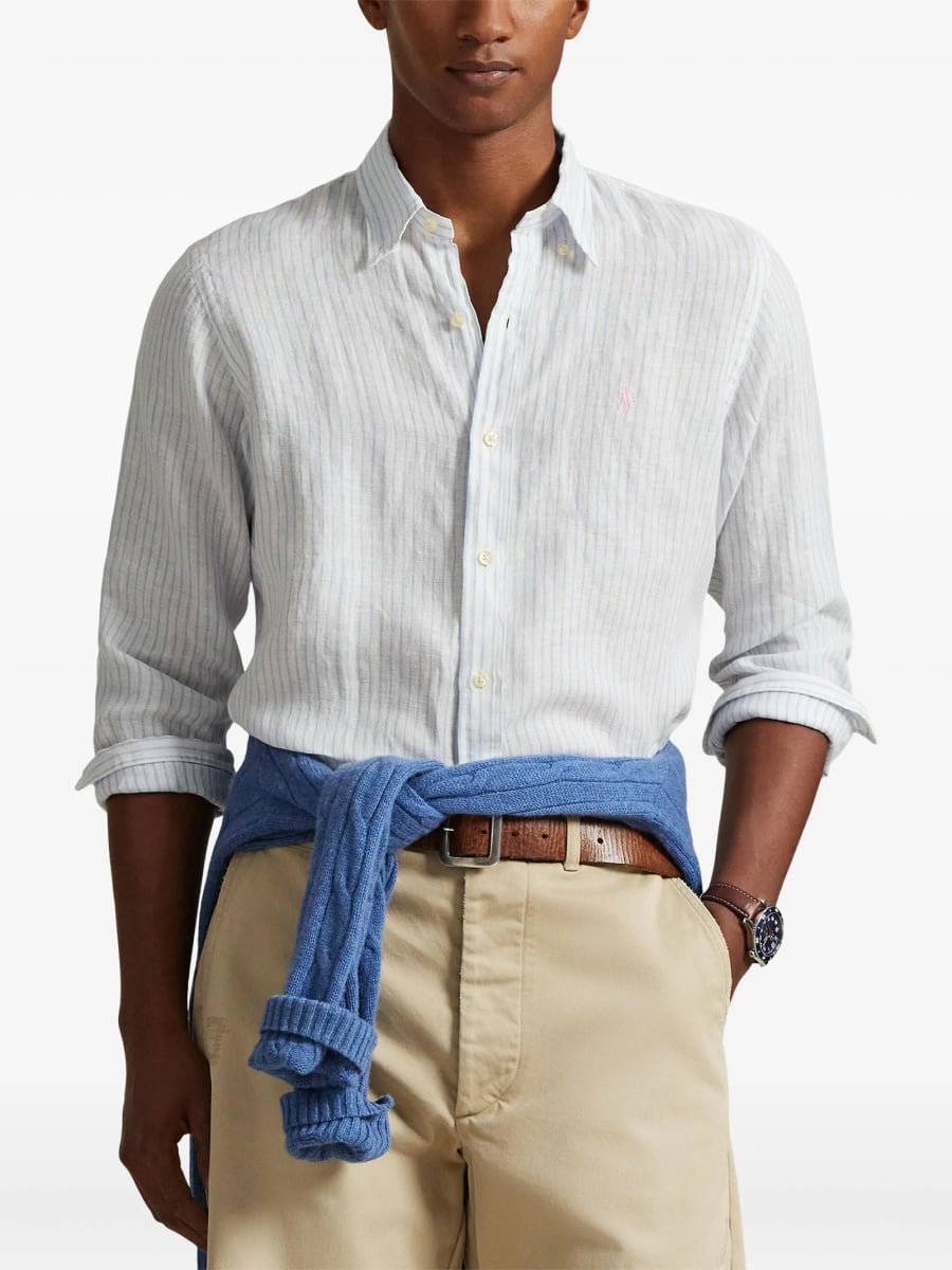 Camasa Ralph Lauren alba - Img 3