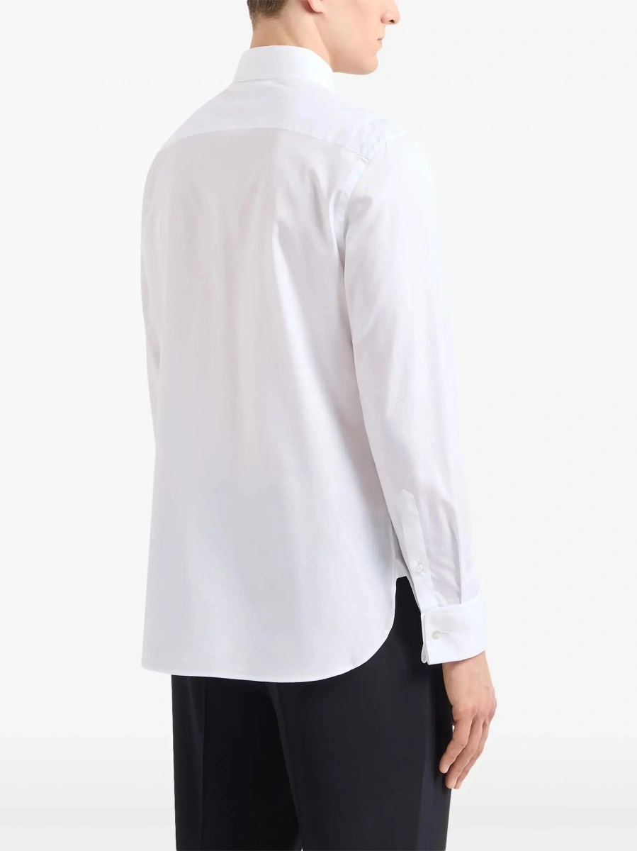 Camasi Shirt in soft cotton with French collar - Img 5