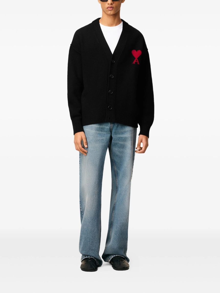 Cardigan AMI Paris negru - Img 2