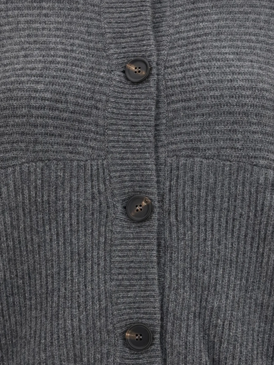 Cardigan Brunello Cucinelli gri - Img 3