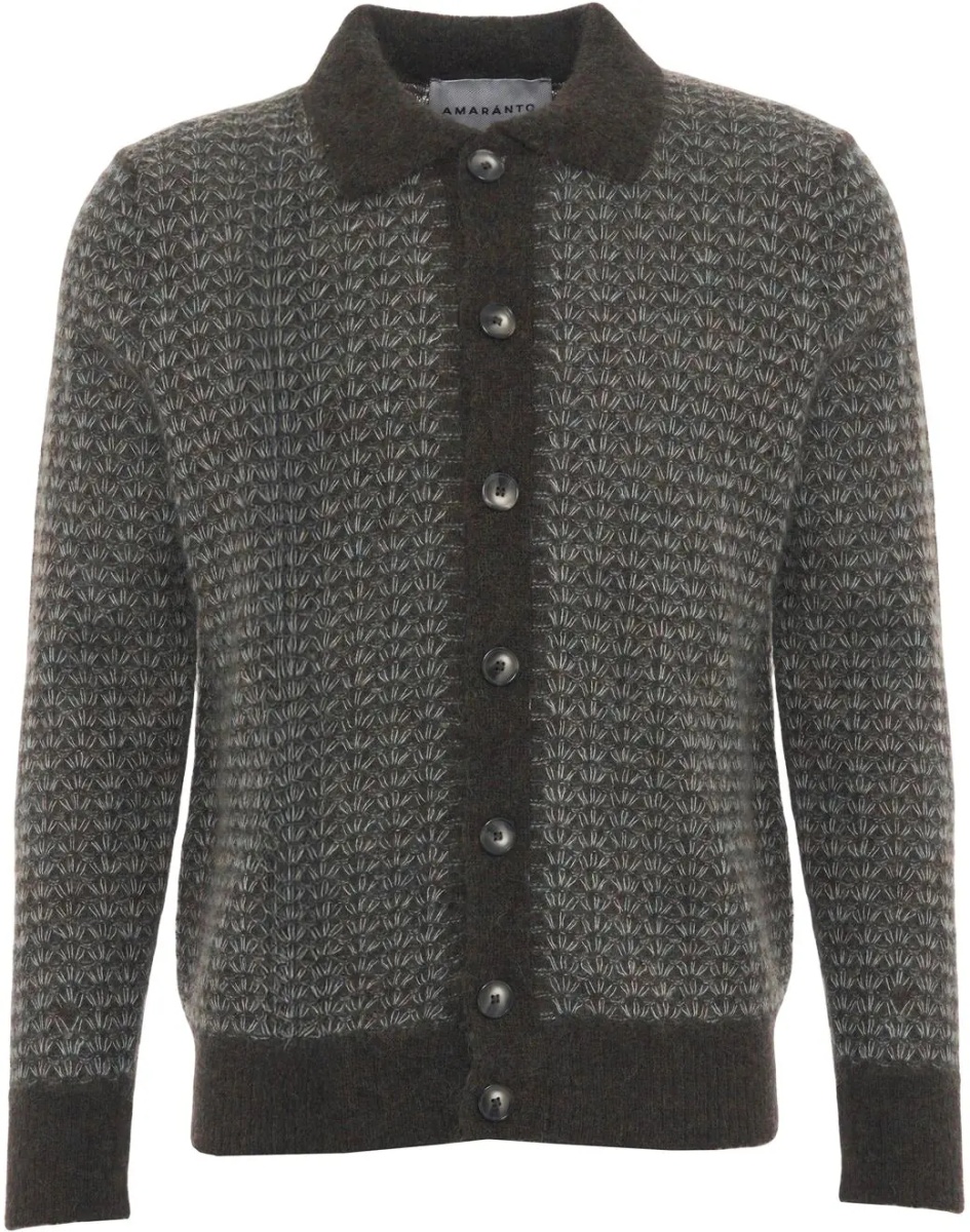 Cardigan Cardigan with polo collar - Img 2