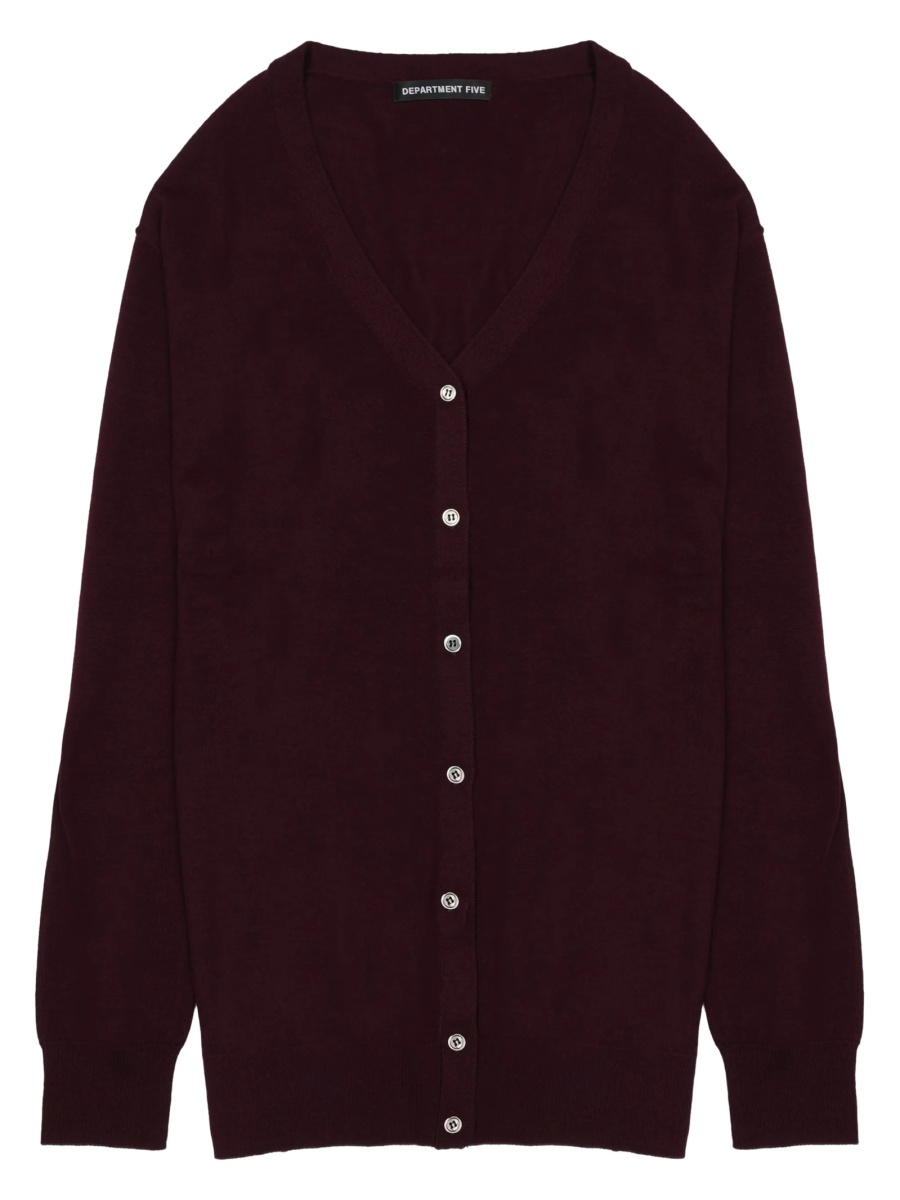 Cardigan Department Five rosu din merino - Img 2