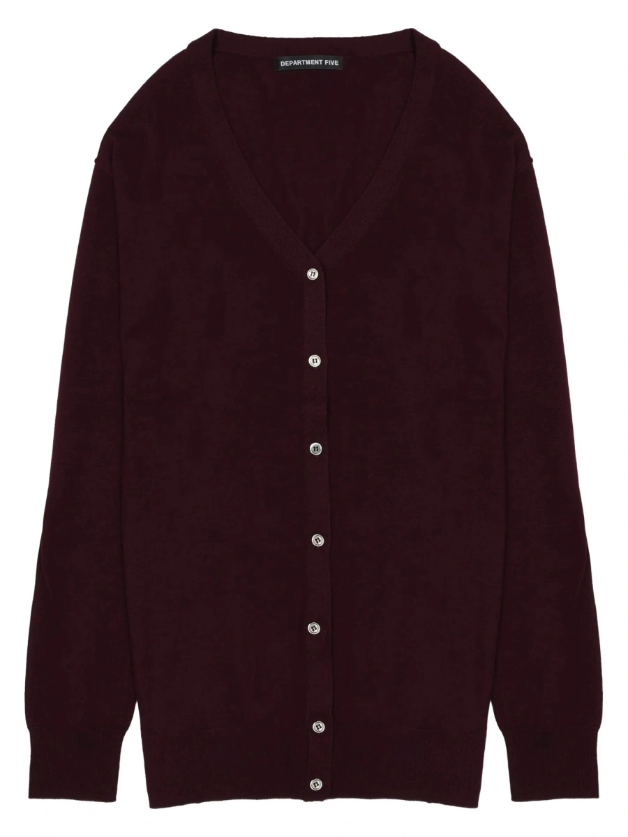 Cardigan Department Five rosu din merino - Img 2
