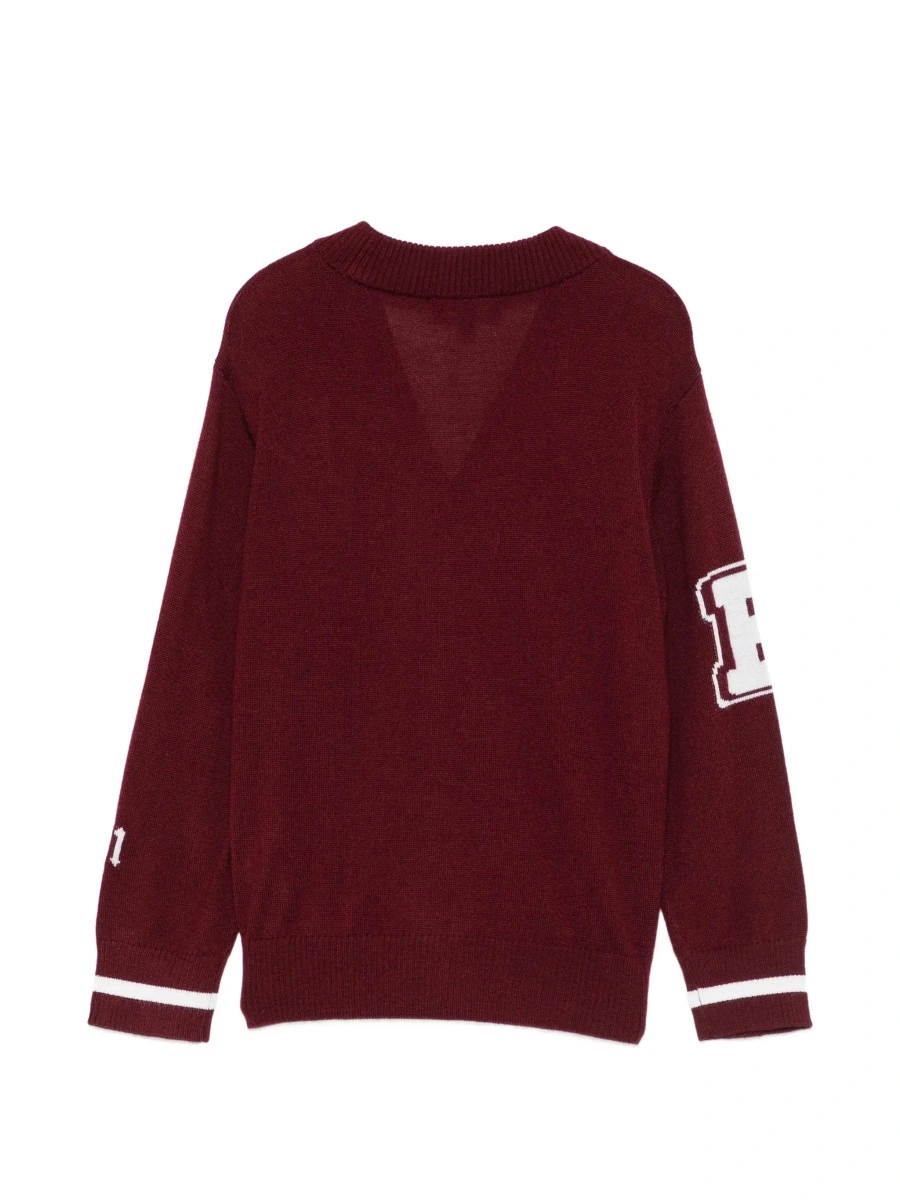 Cardigan EMPORIO ARMANI KIDS mov din lana - Img 4