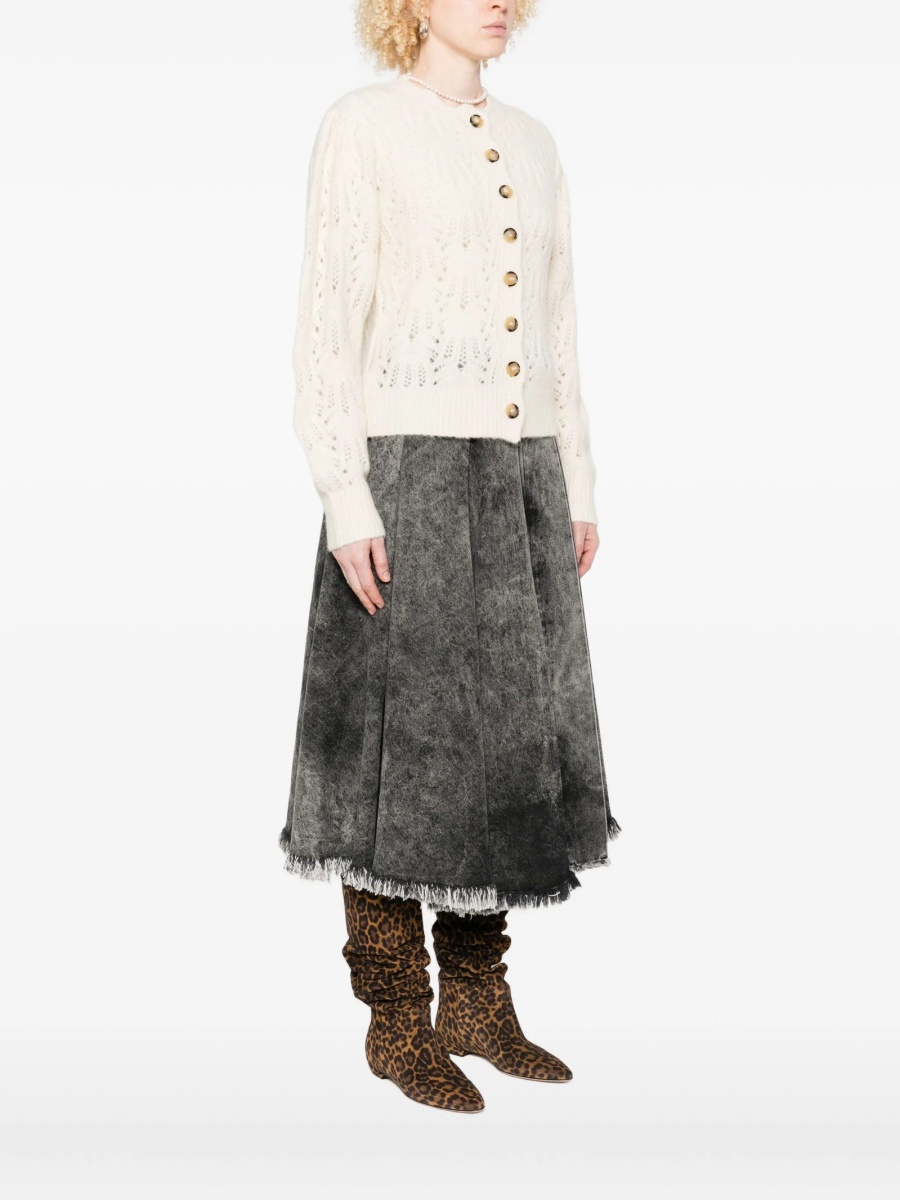 Cardigan ISABEL MARANT ETOILE neutru - Img 3
