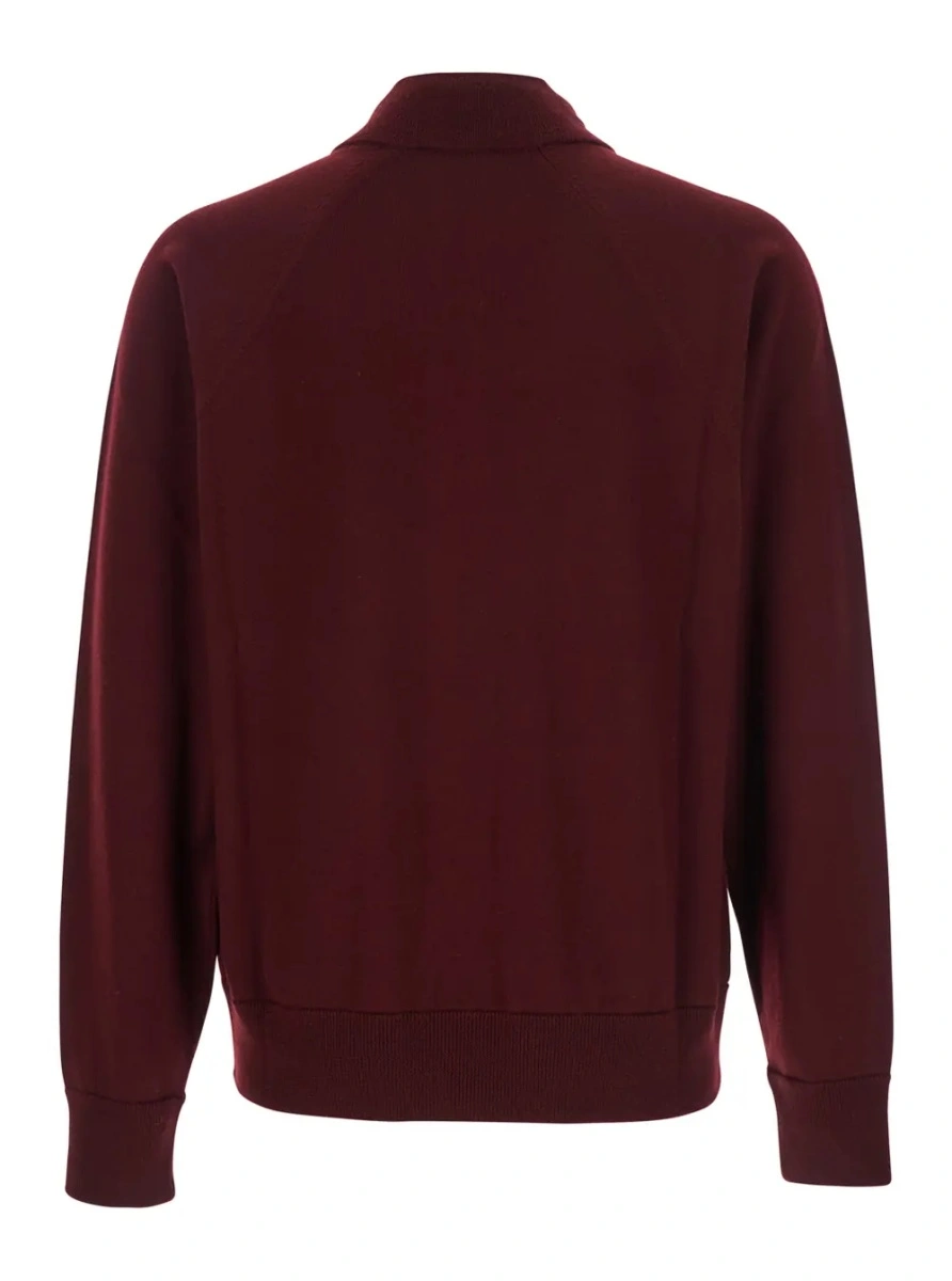 Cardigan Jil Sander mov din lana - Img 2