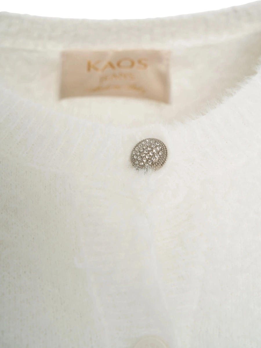 Cardigan Kaos alb - Img 4