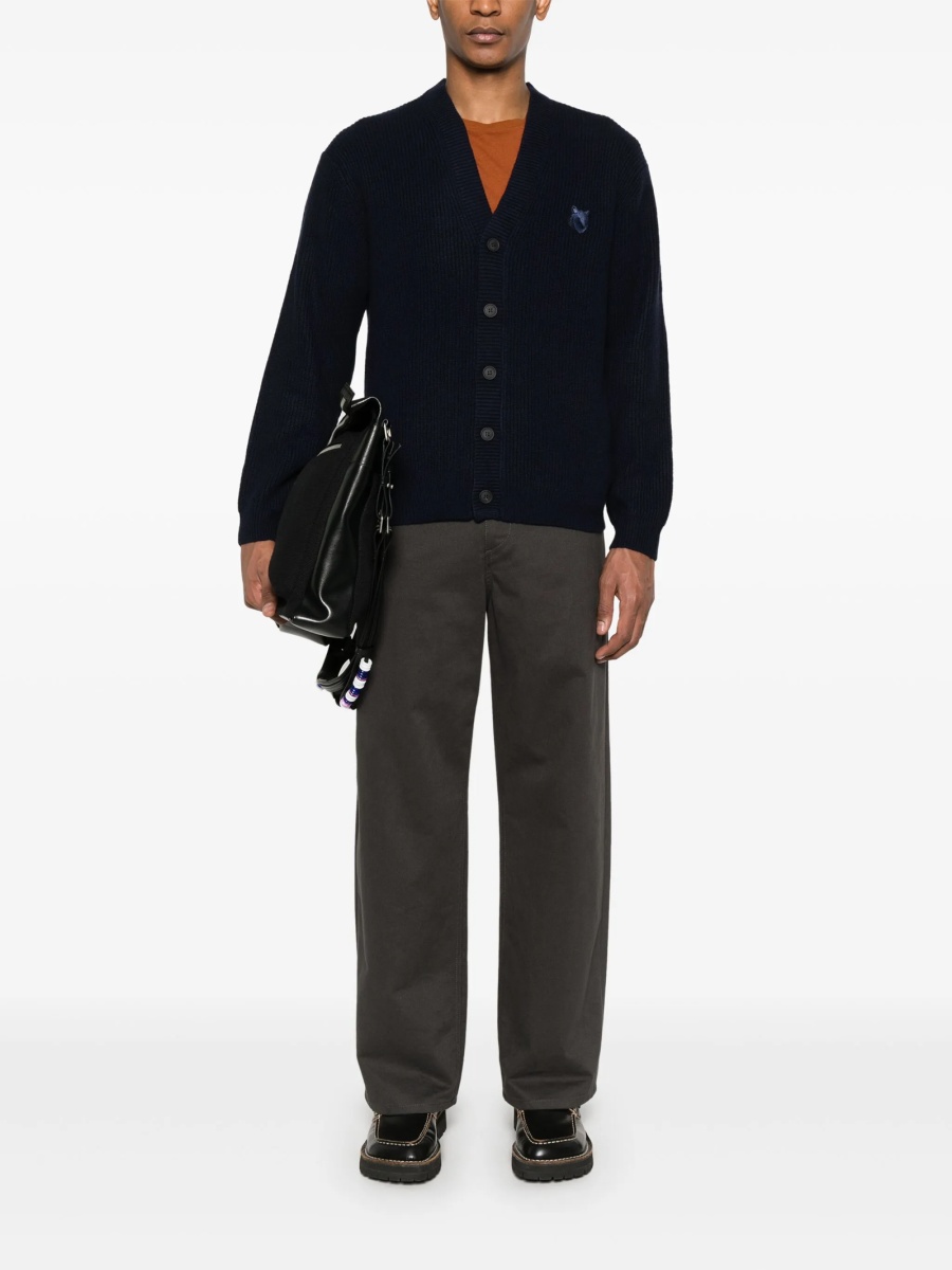 Cardigan MAISON KITSUNÉ albastru - Img 2