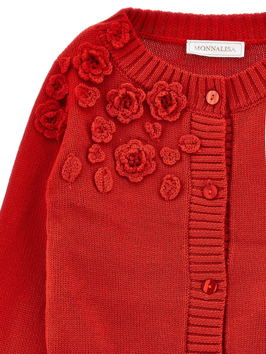 Cardigan Monnalisa rosu - Img 3
