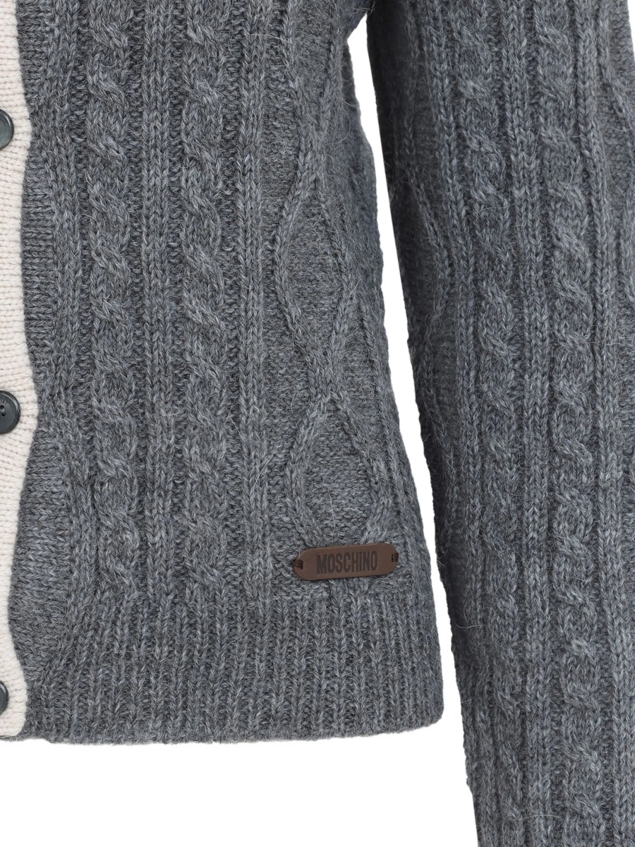 Cardigan Moschino alb - Img 4