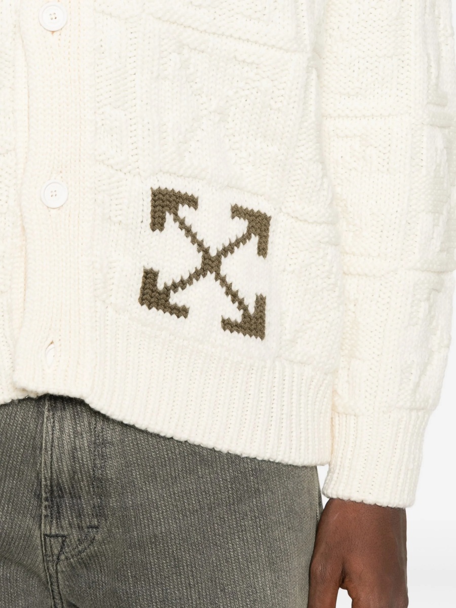 Cardigan Off-White neutru - Img 5