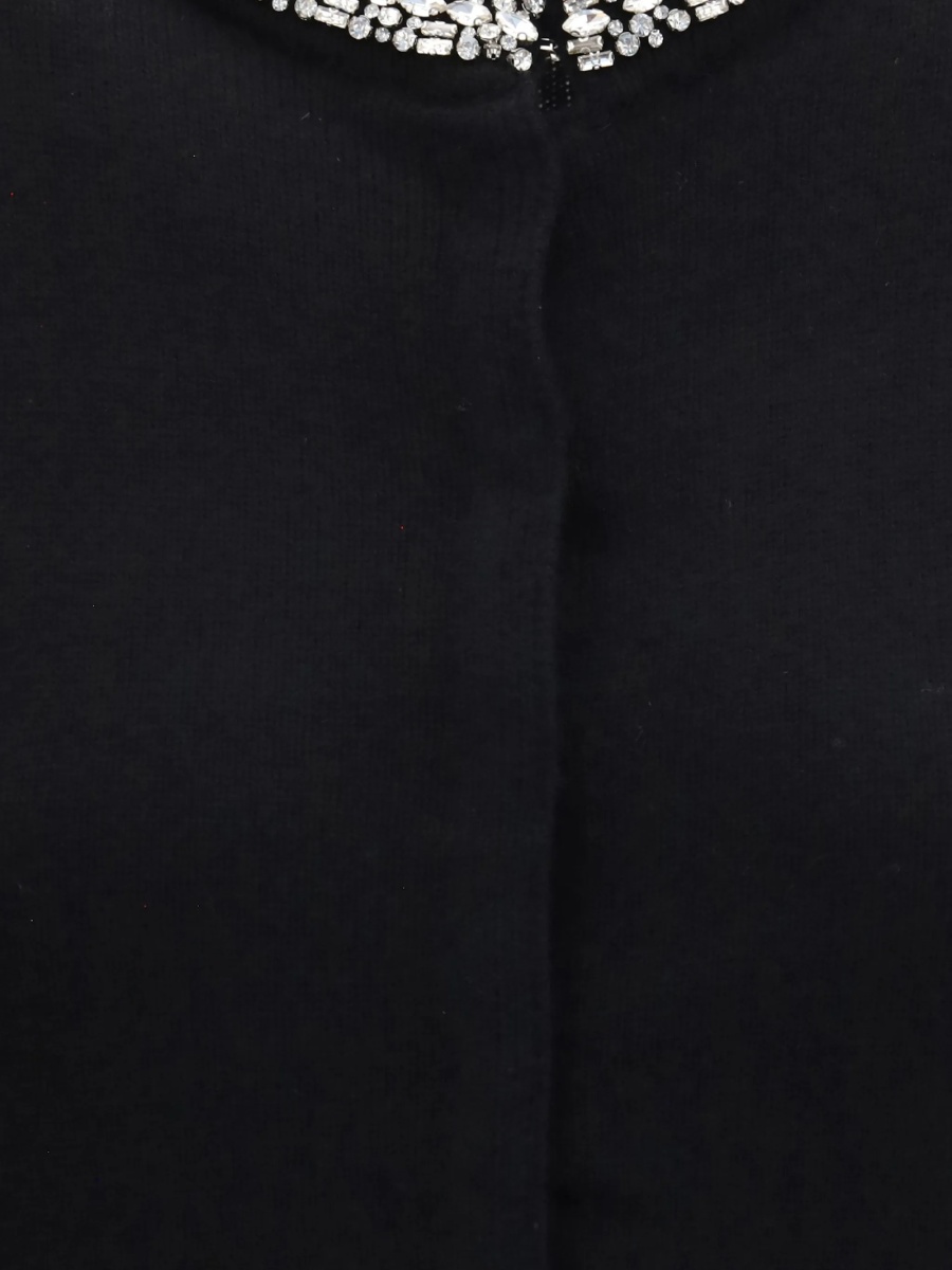 Cardigan Pinko negru din vascoza si lana - Img 3