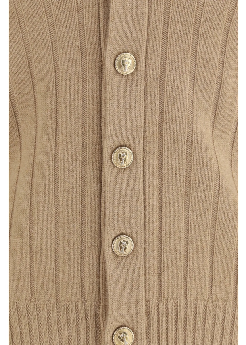Cardigan Ribbed cashmere Cardigan - Img 2