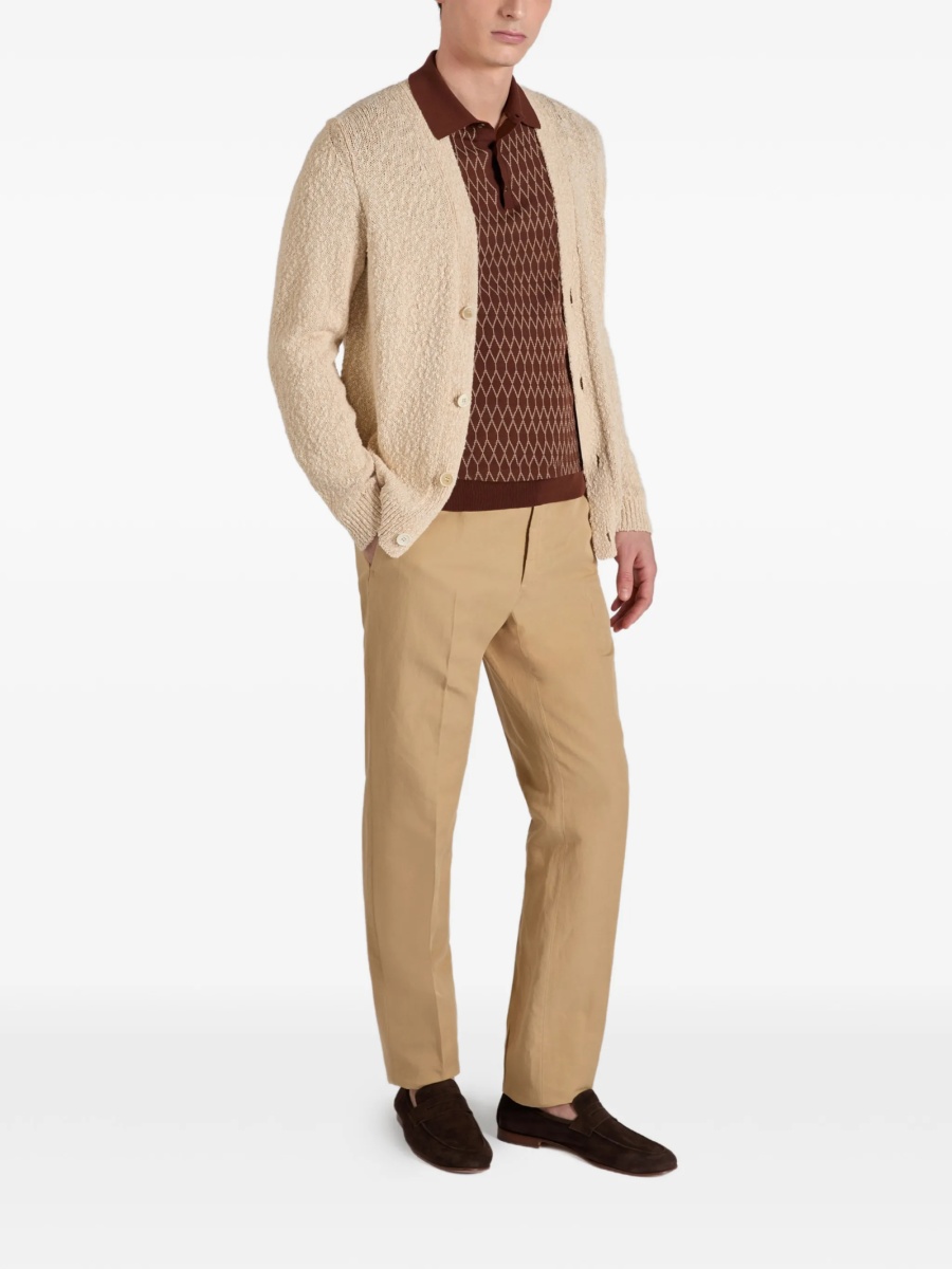 Cardigan SLOWEAR ZANONE neutru - Img 2