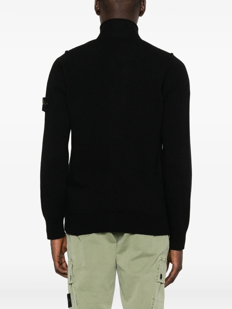 Cardigan Stone Island negru - Img 4