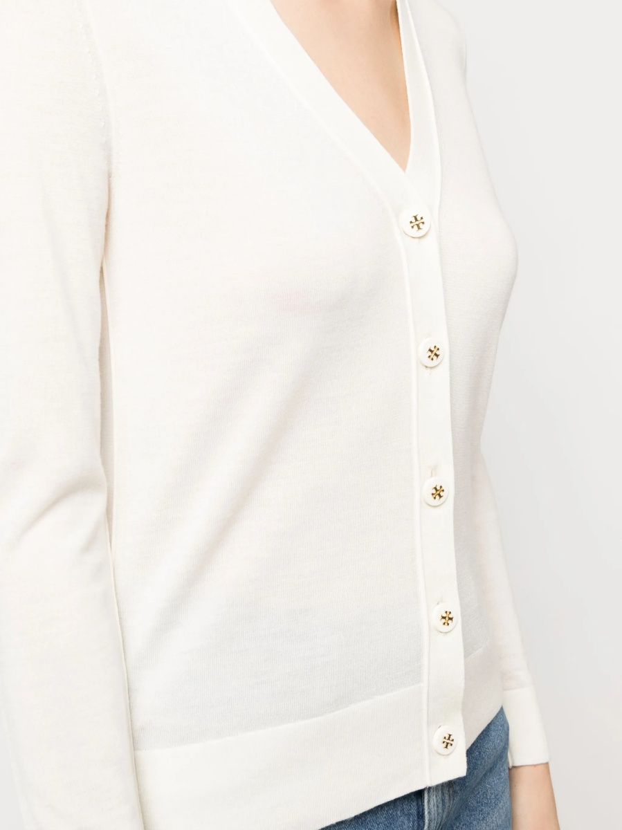 Cardigan Tory Burch alb - Img 5