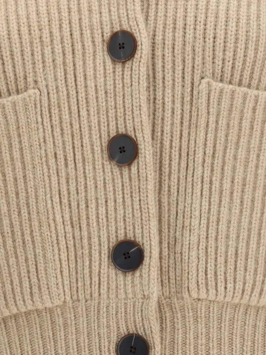 Cardigan Tory Burch neutru - Img 3