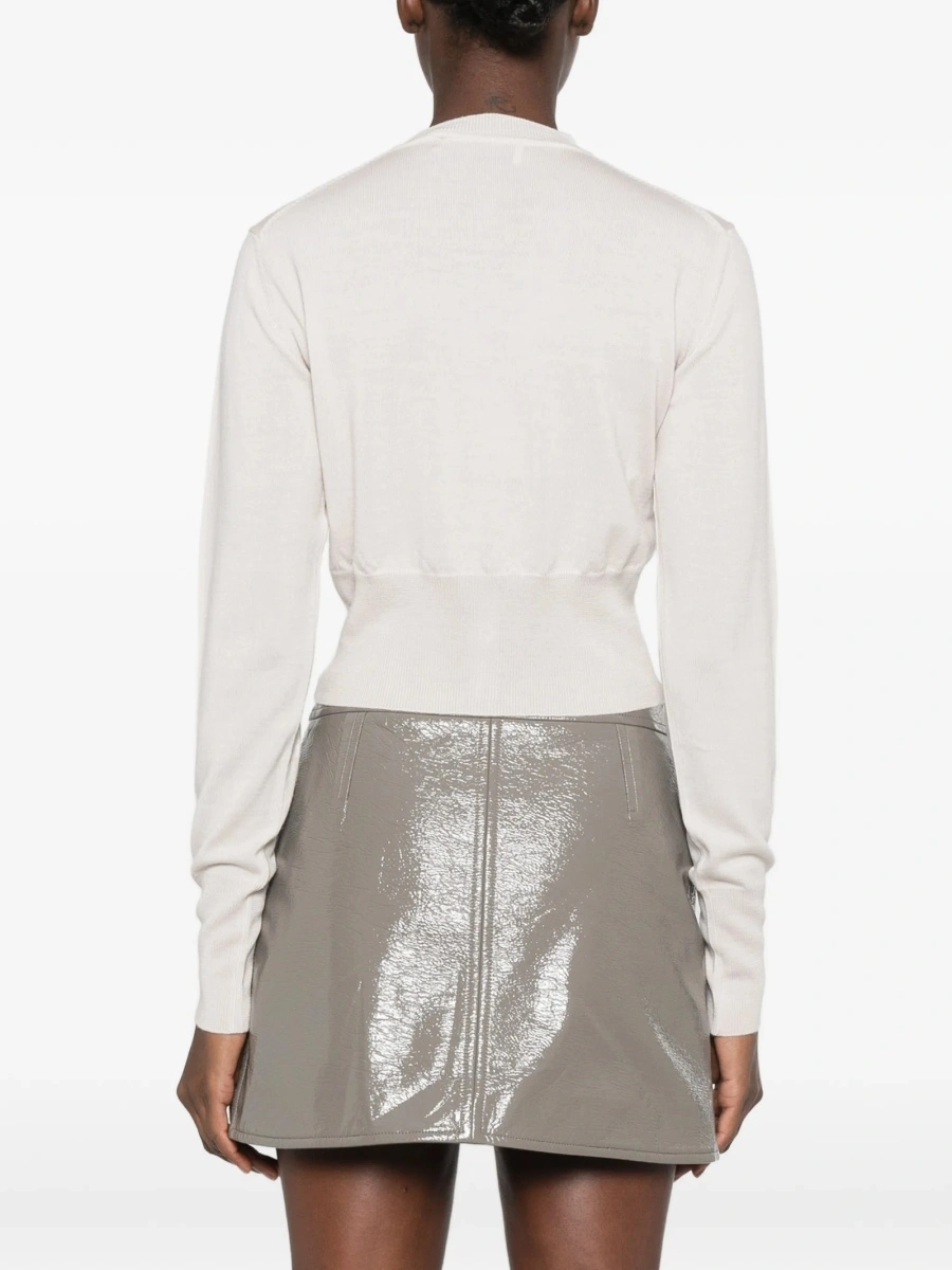 Cardigan Vivienne Westwood neutru din lana - Img 4