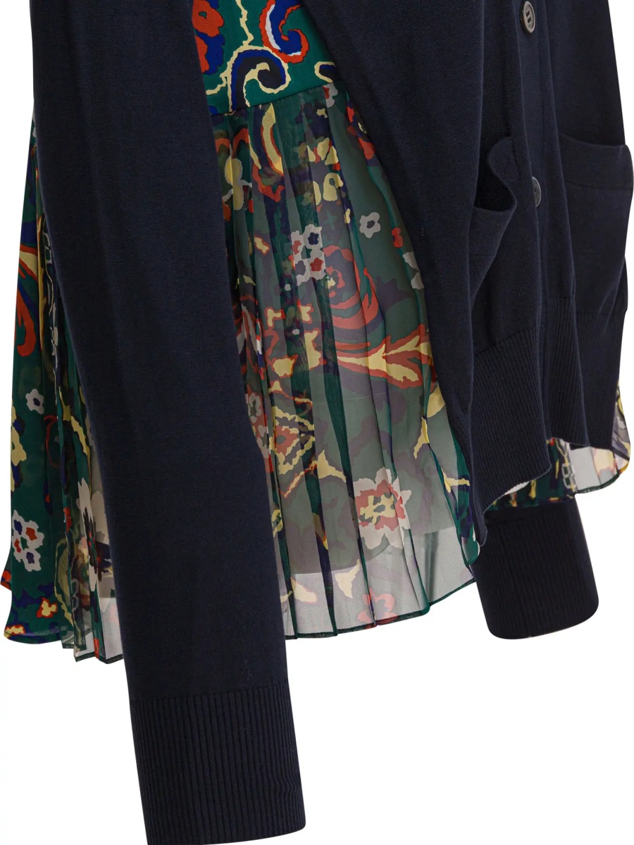 Cardigan with floral print - Img 4