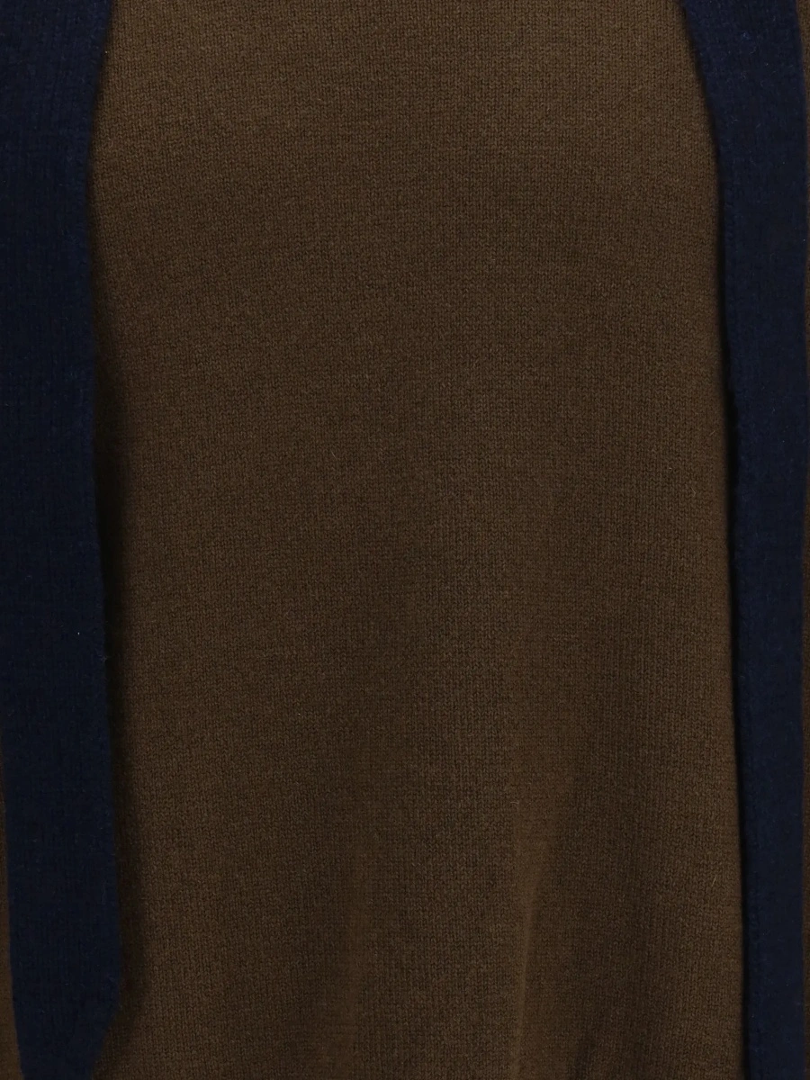 Cardigan Wool knit Cardigan with integrated scarf - Img 5