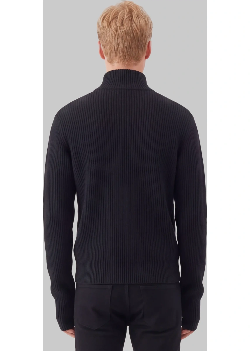 Cardigan Zip Cardigan In Virgin Wool - Img 3