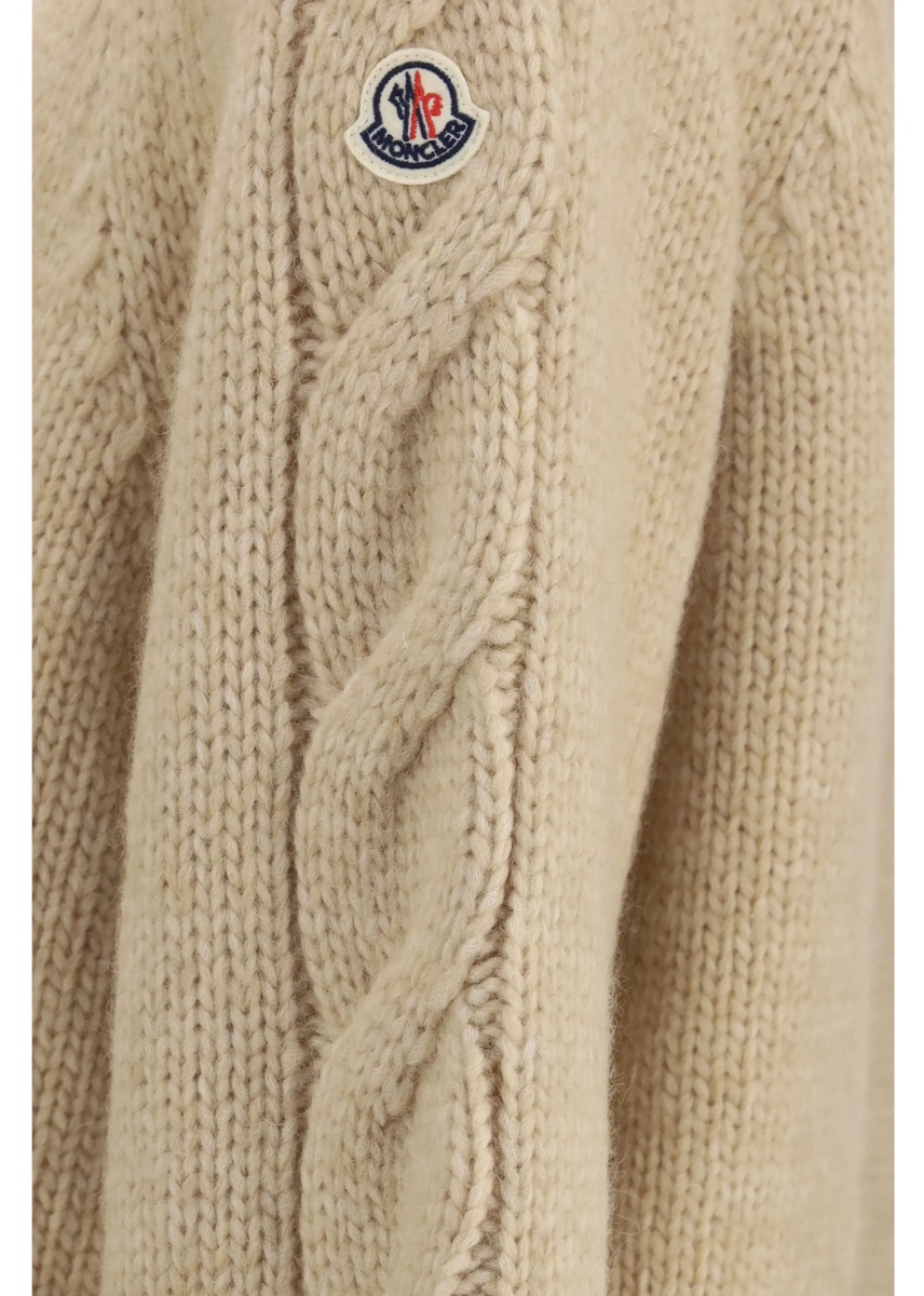 Cardigane Alpaca and wool blend zip Cardigan - Img 3