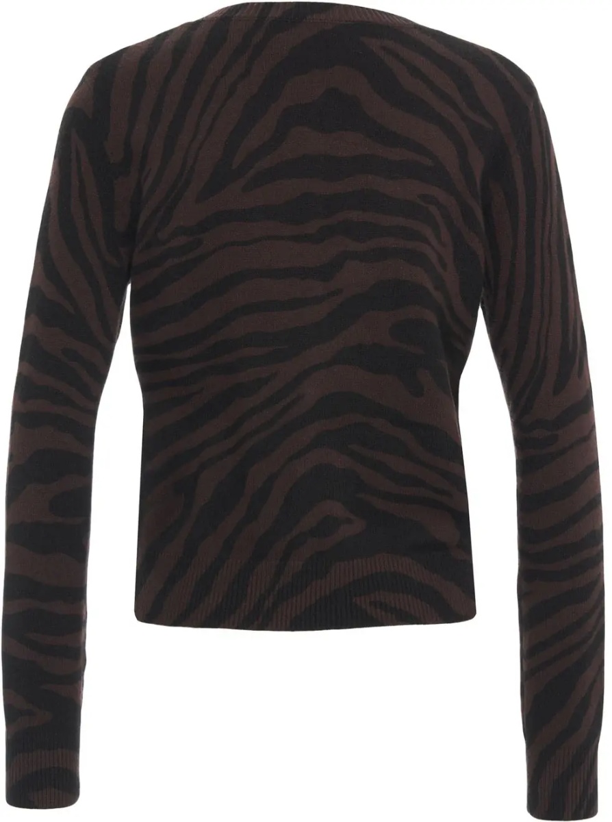 Cardigane Cardigan with animal print - Img 3