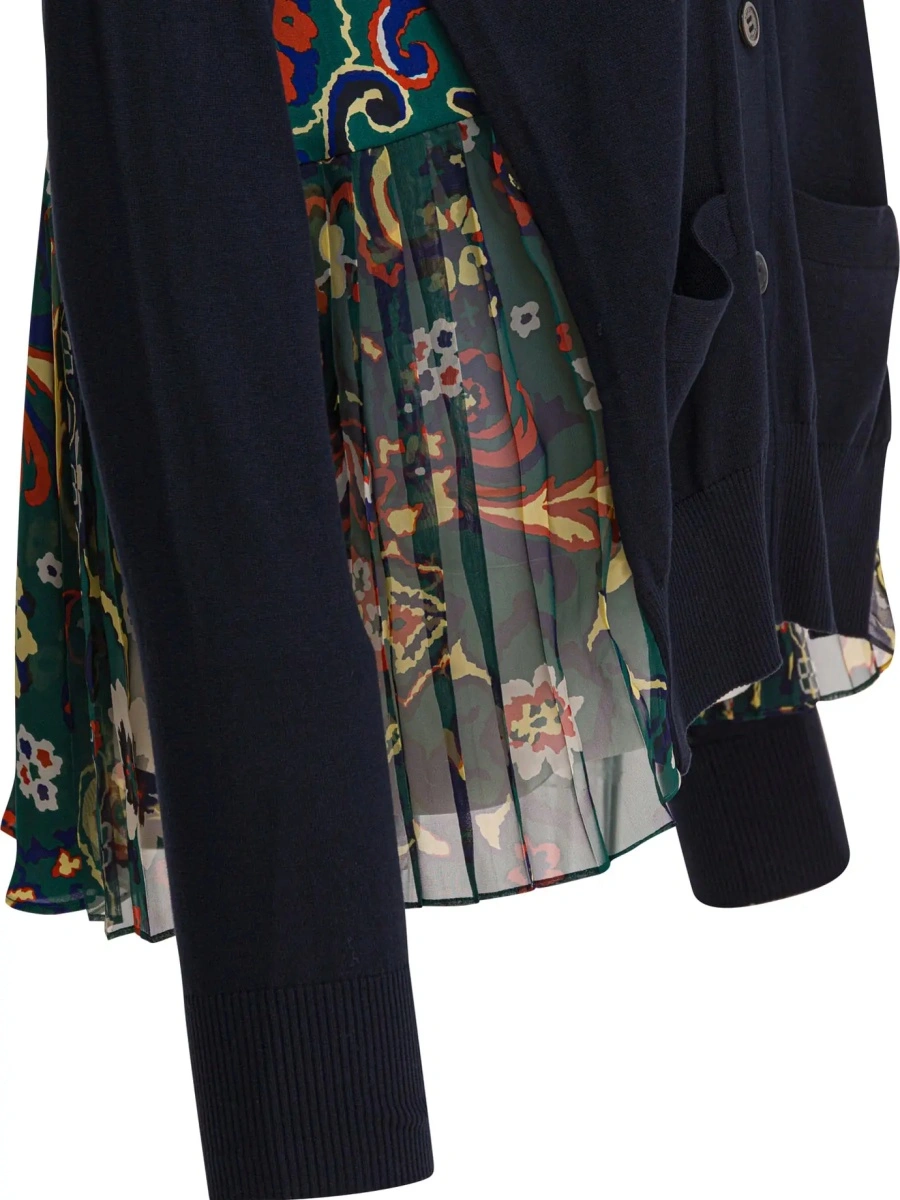Cardigane Cardigan with floral print - Img 4