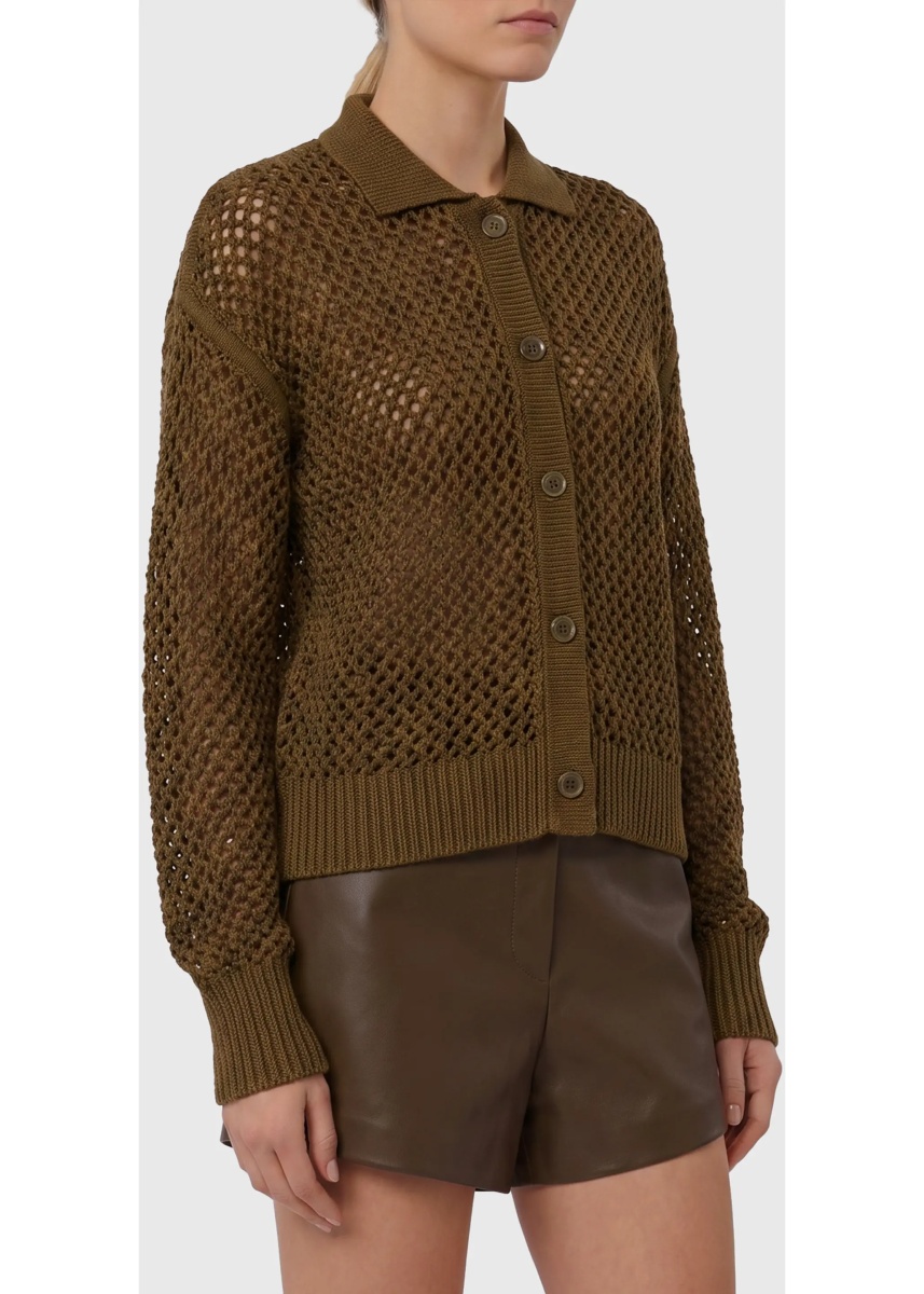 Cardigane Film Cotton Cord Cardigan - Img 3