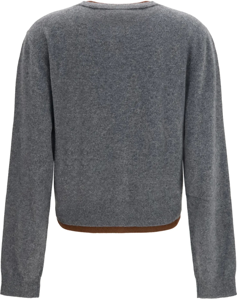 Cardigane Layered effect cashmere Cardigan - Img 2