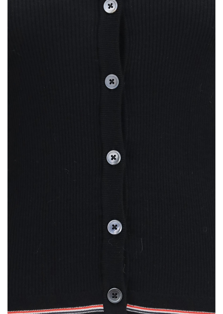 Cardigane Ribbed merino wool Cardigan - Img 3