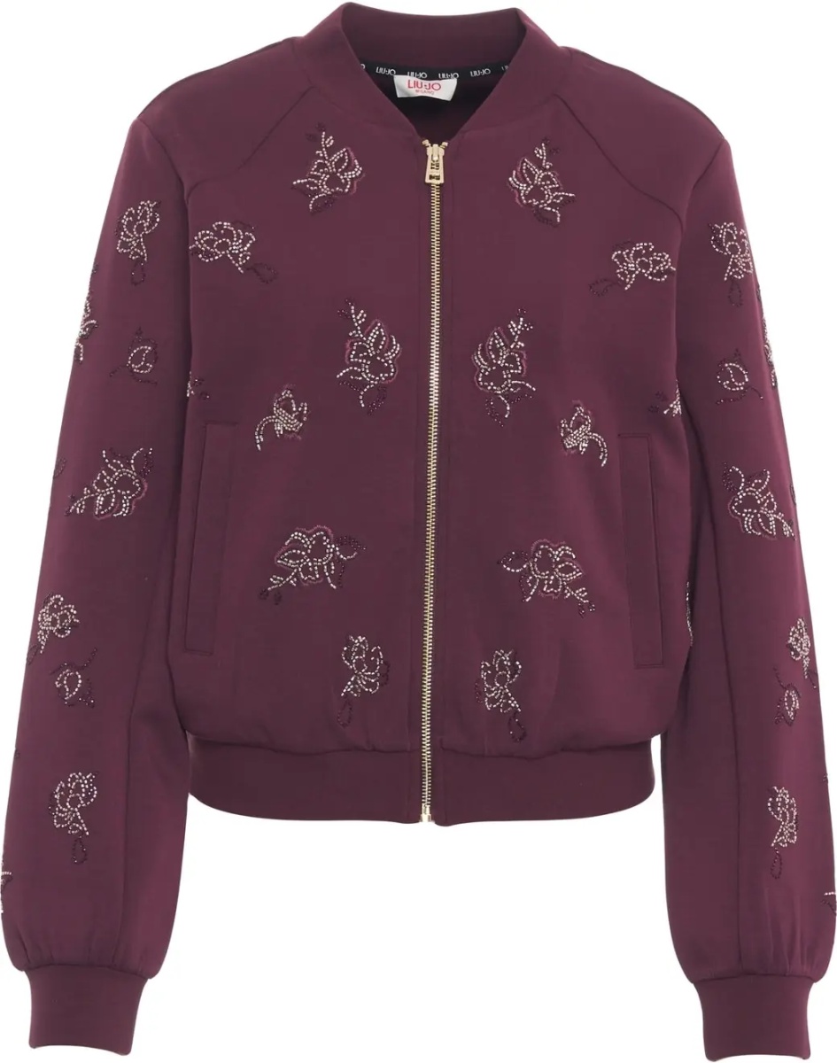 Cardigane Sweatshirt with rhinestone application - Img 2
